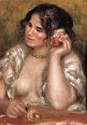 Pierre Renoir Gabrielle with a Rose oil painting picture wholesale